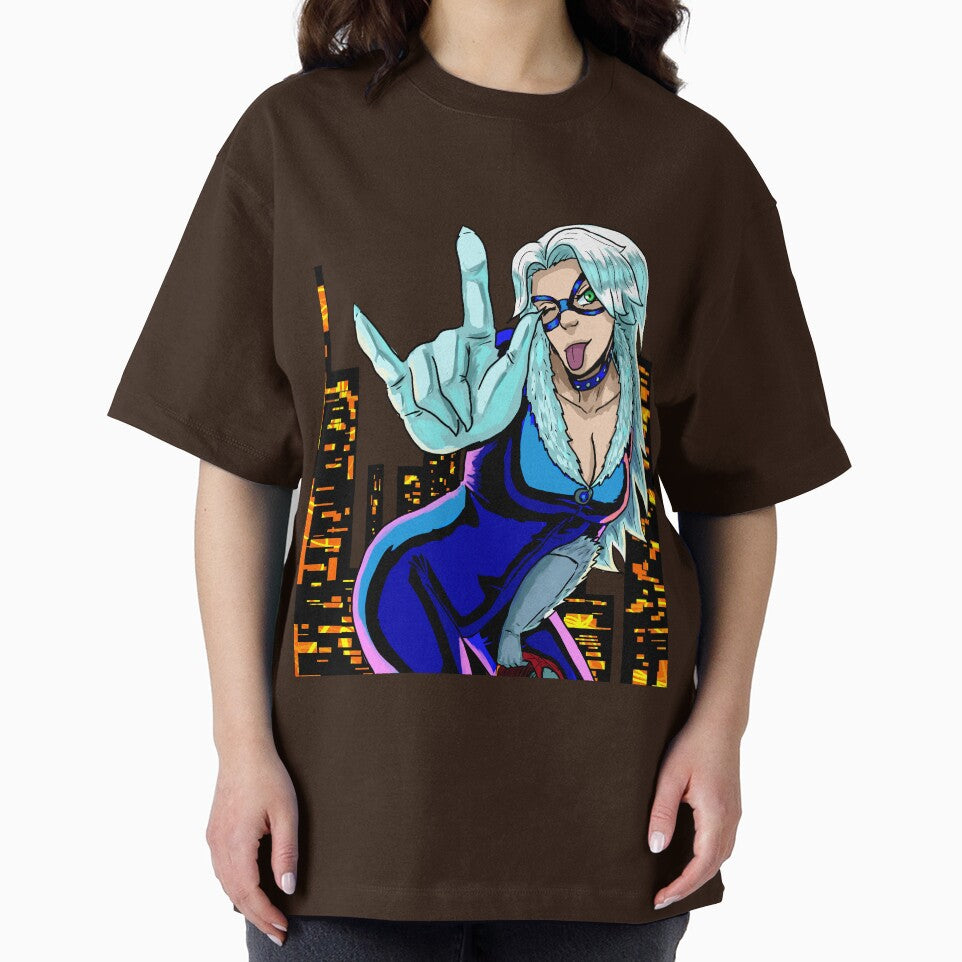 BLACK CAT Retro Style Tee