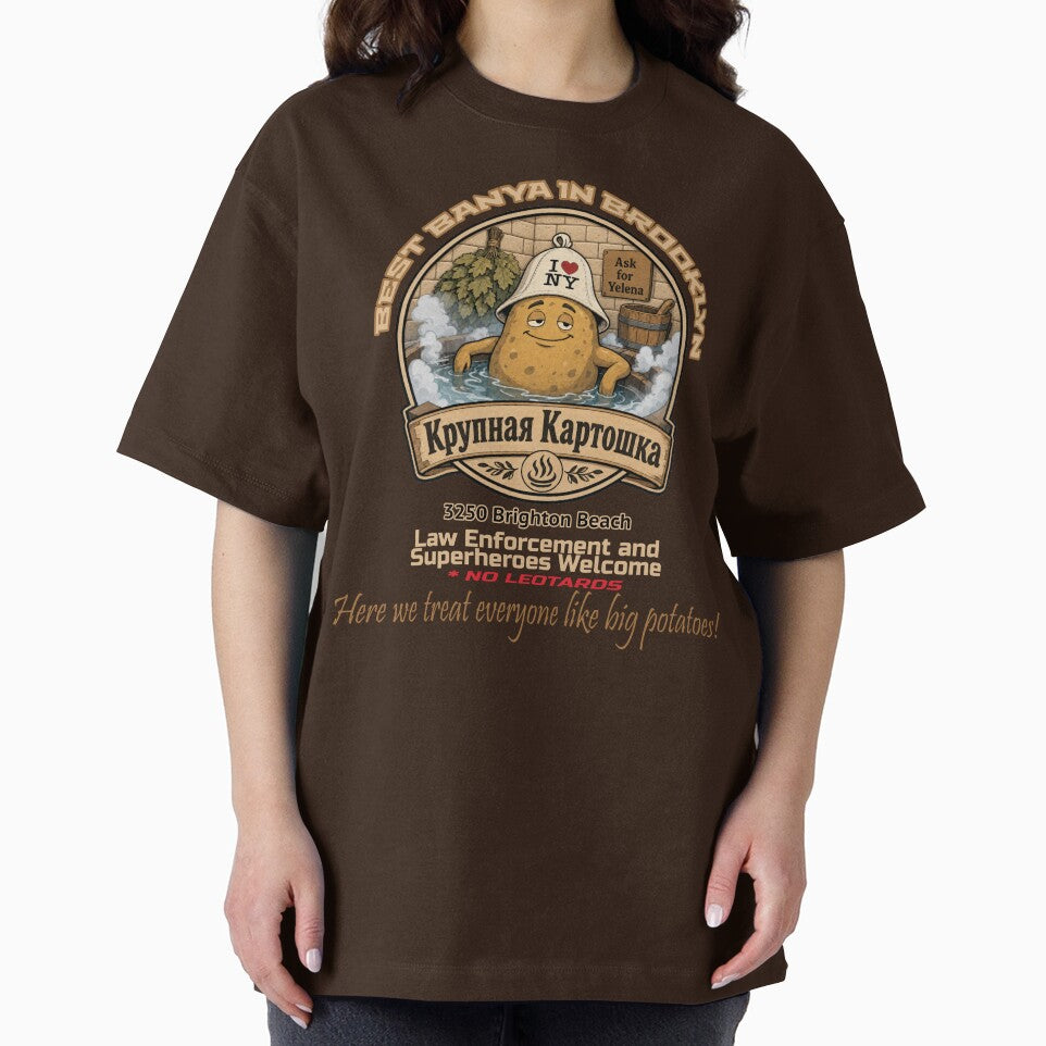 Big Potatoes Banya Retro Style Tee
