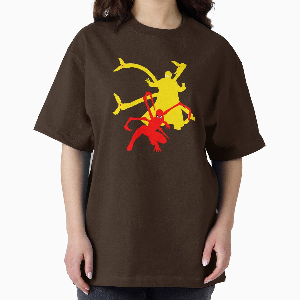 Doc Octopus and Iron Spider Casual Print T-Shirt
