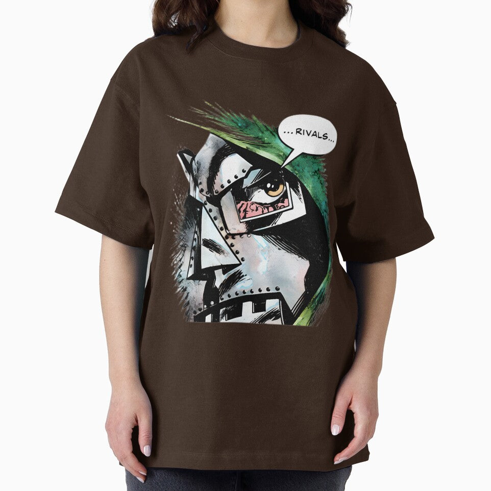 Dr Doom Marvel Villain Graphic Illustration | ????? Casual Print T-Shirt