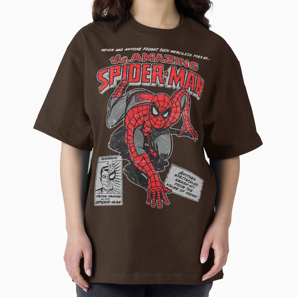 Amazing Web Hero Vintage Comic Style Action Superhero Retro Classic T Shirt Retro Style Tee