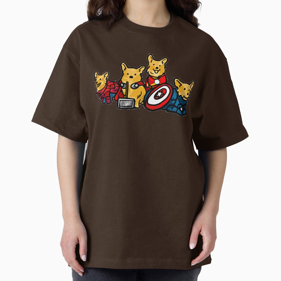 Corgs Assemble Graphic T-Shirt