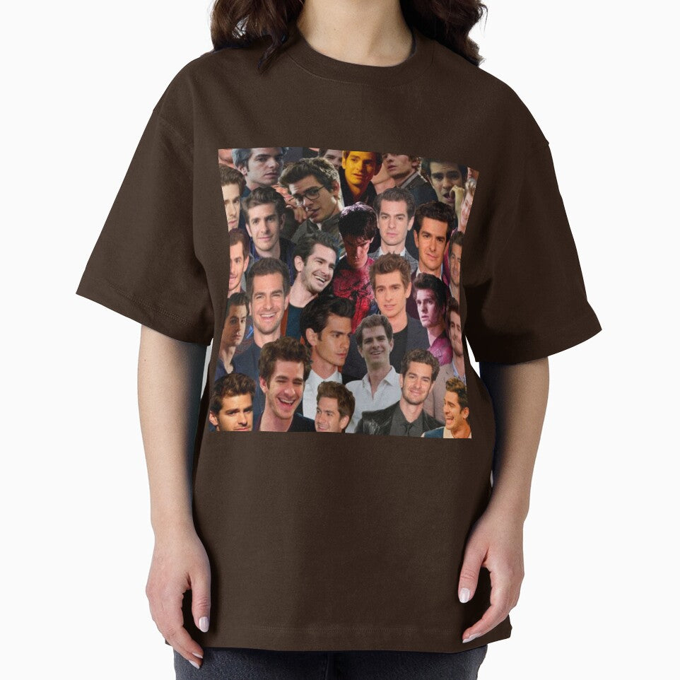 andrew garfield collage Casual Print T-Shirt