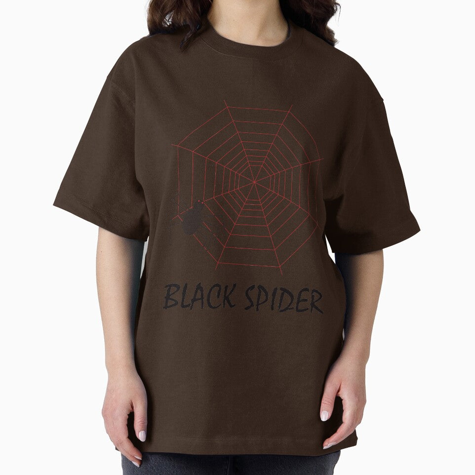 Black Spider Graphic T-Shirt