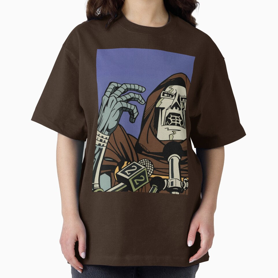 DOOM! Comic Book Supervillain Pop Art Classic Graphic Shirt