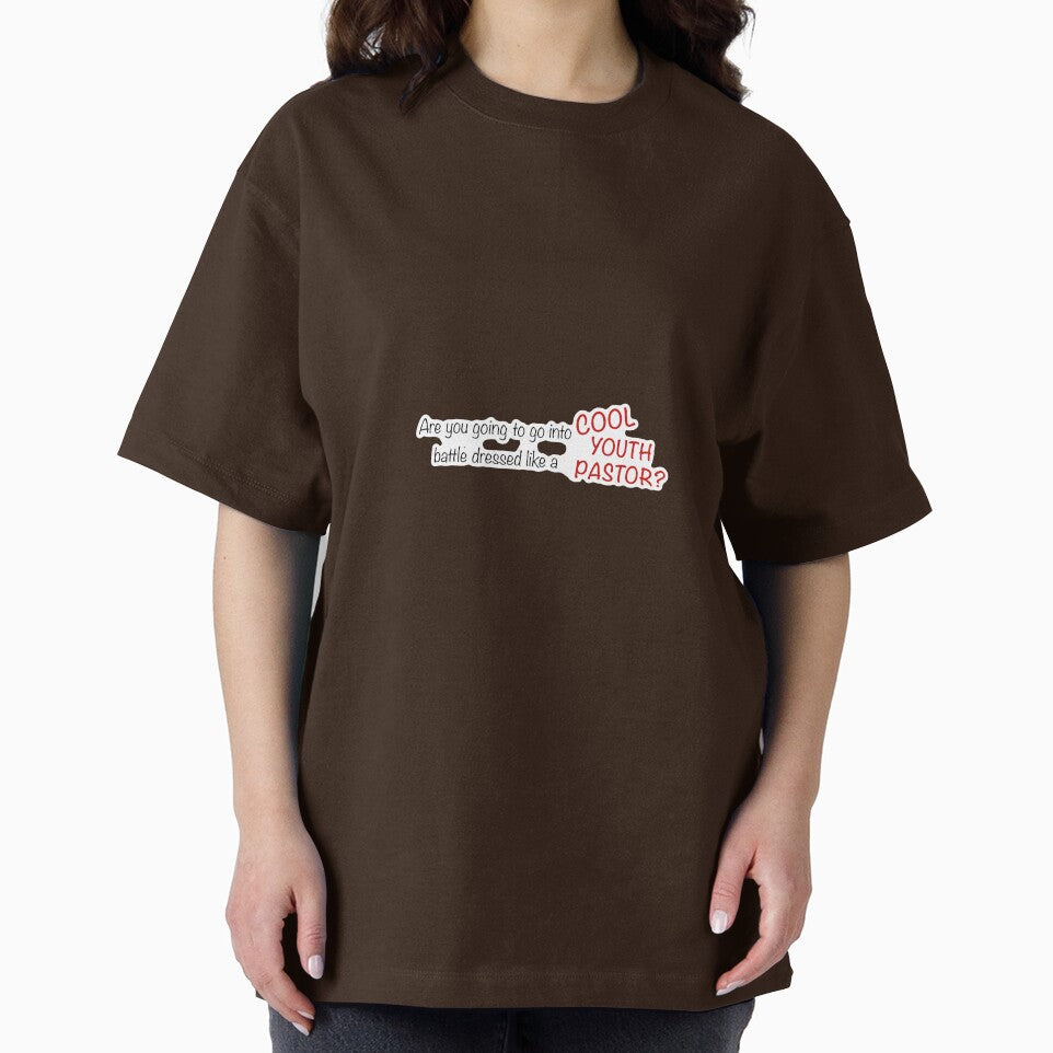 Are you going to go into battle dressed like a cool you pastor? Casual Print T-Shirt