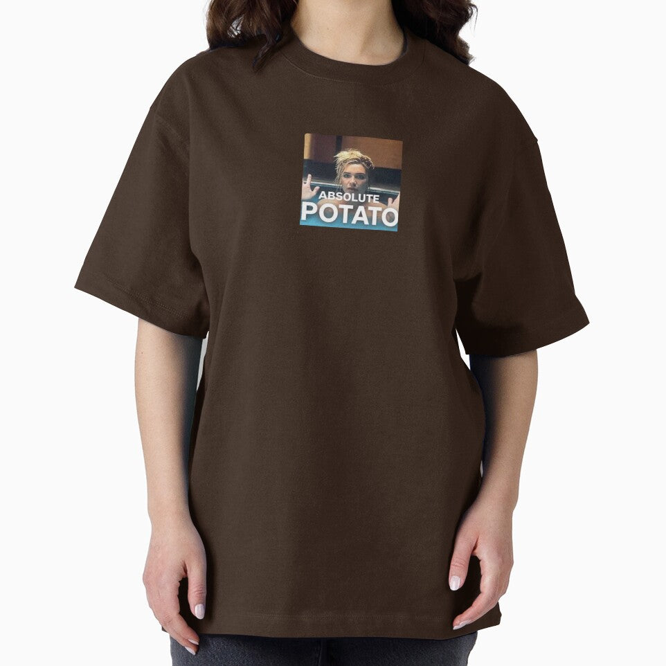 absolute potato yelena sticker Casual Print T-Shirt