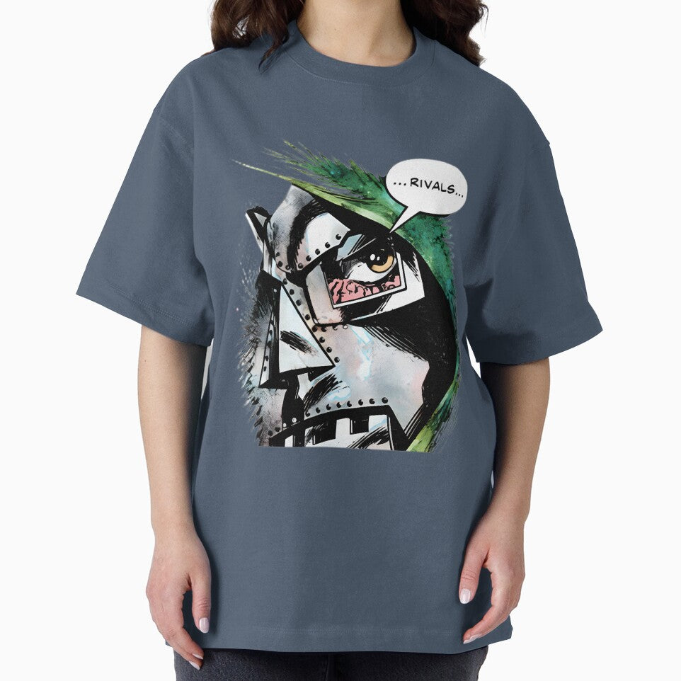 Dr Doom Marvel Villain Graphic Illustration | ????? Casual Print T-Shirt
