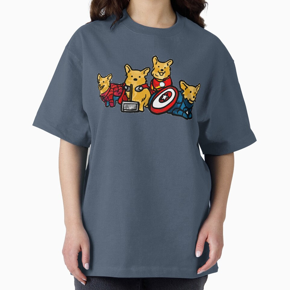 Corgs Assemble Graphic T-Shirt