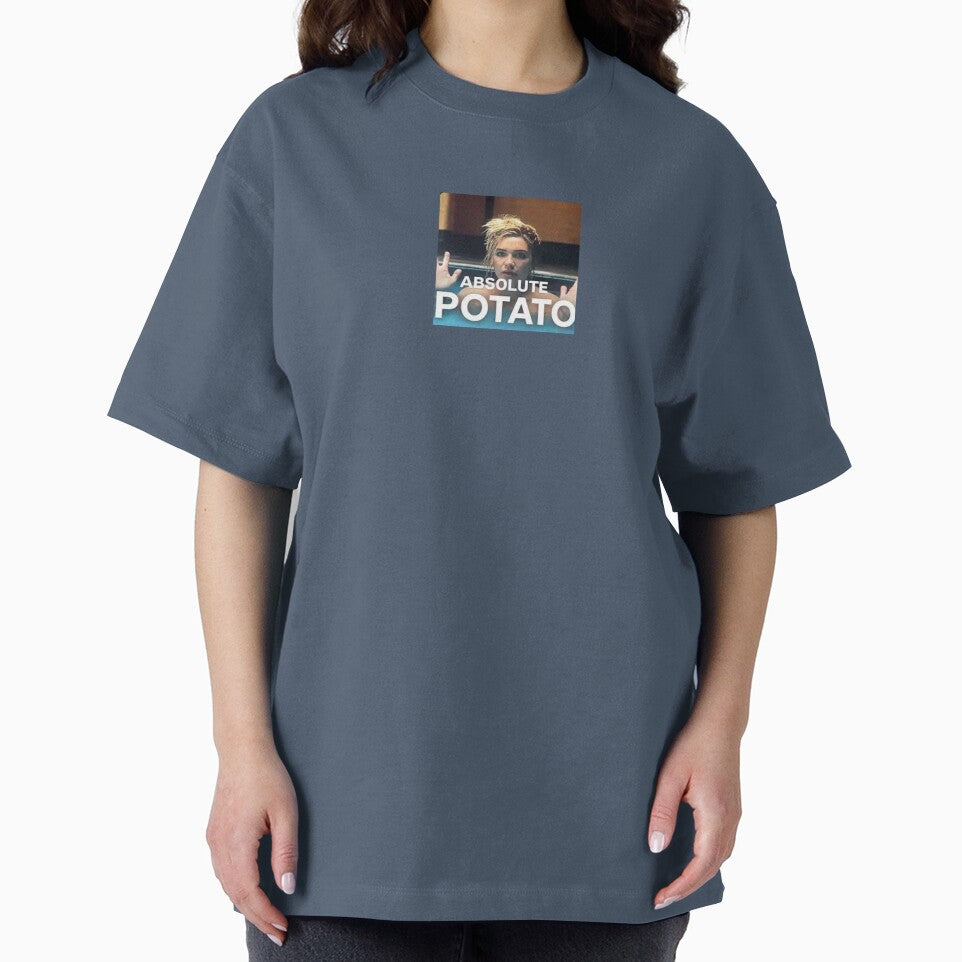 absolute potato yelena sticker Casual Print T-Shirt