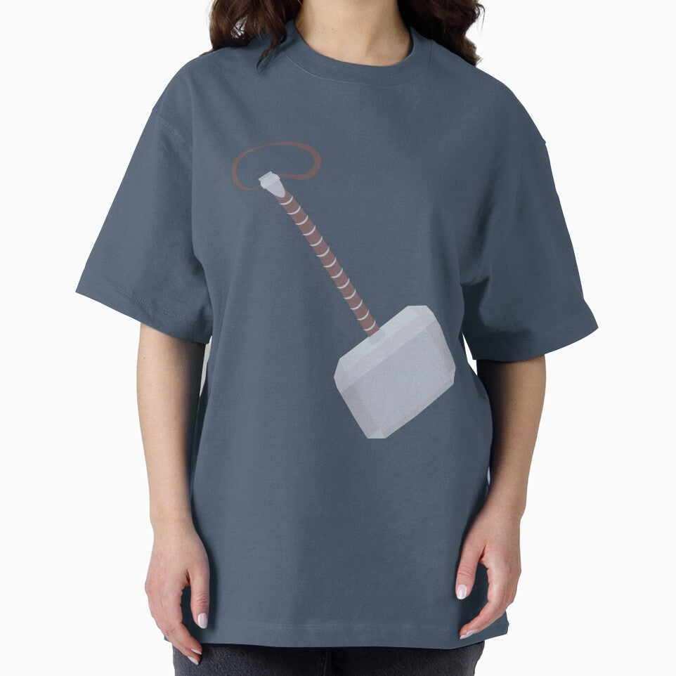 Copy of Thunder God Warrior Cartoon Character | Mythology Inspired Hero Fan Art | Thor Vintage-Inspired T-Shirt