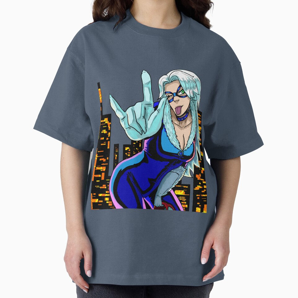 BLACK CAT Retro Style Tee