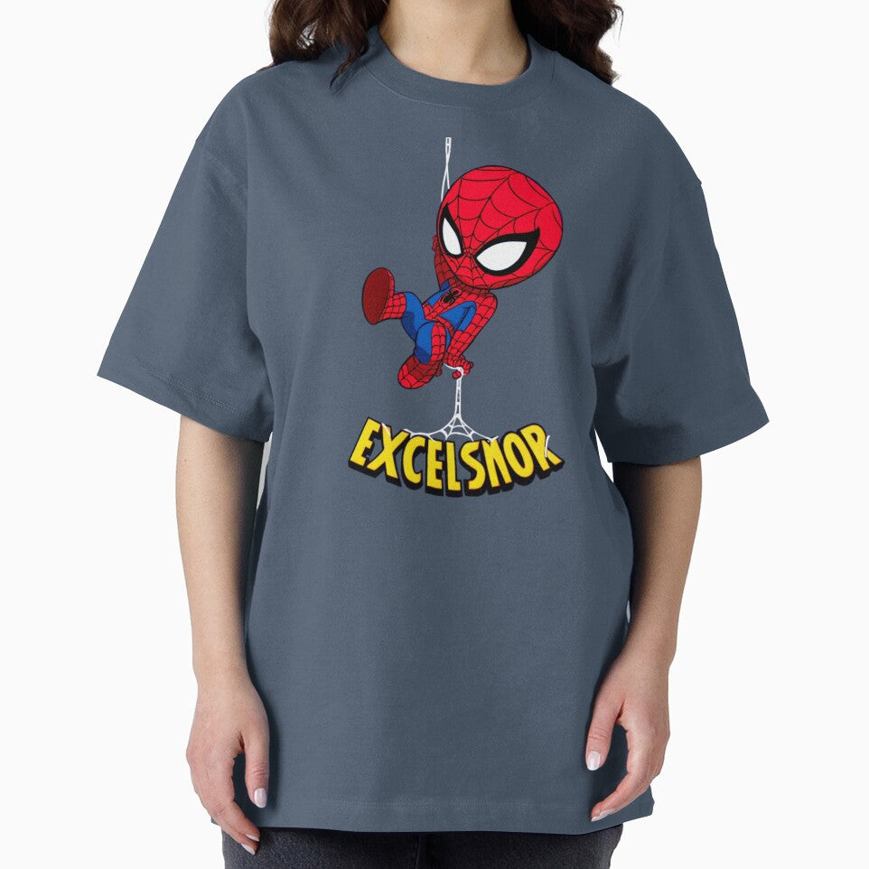 Chibi Spiderman Casual Print T-Shirt