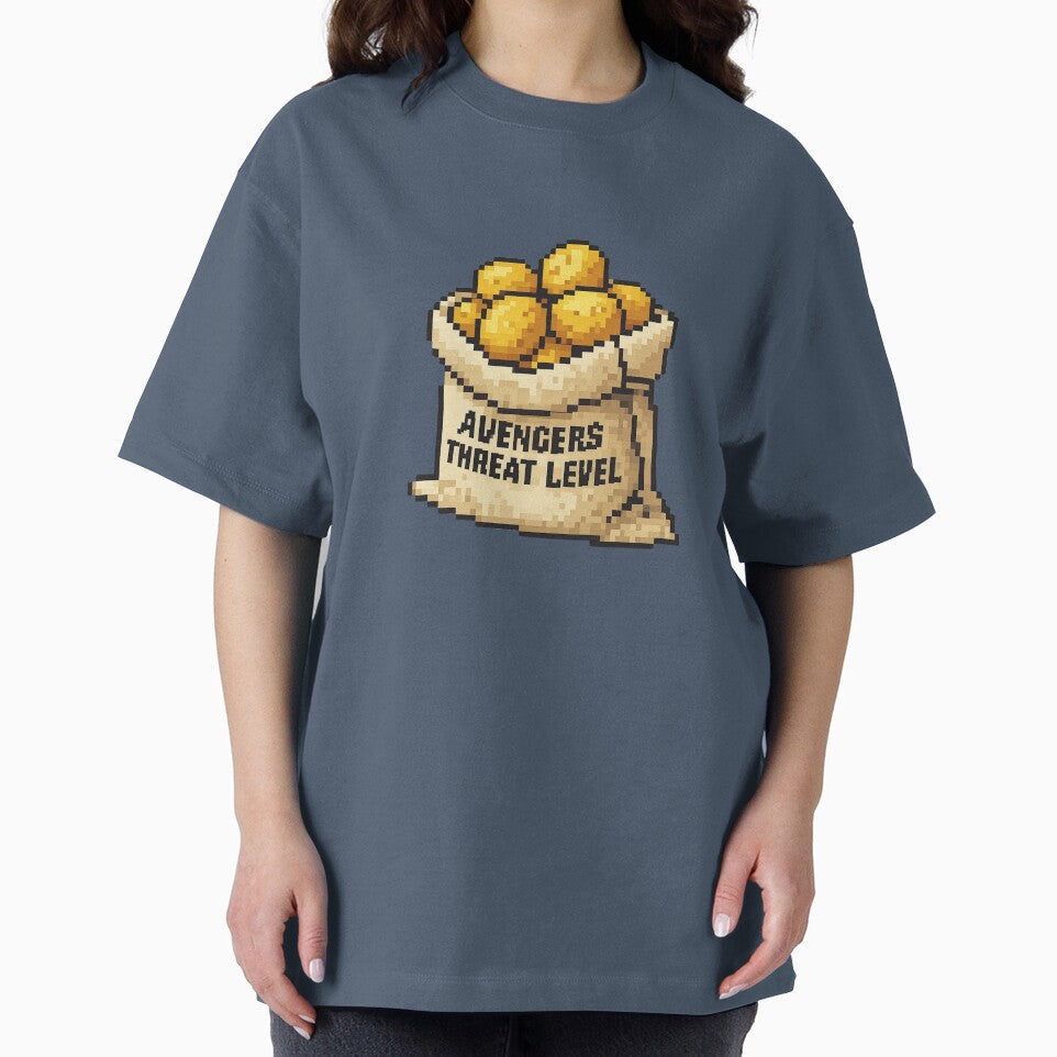 Avengers Threat Level Casual Print T-Shirt
