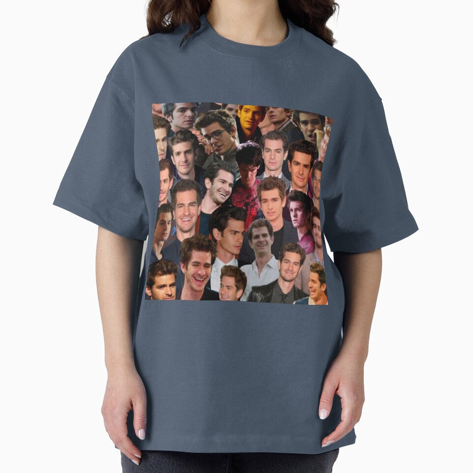 andrew garfield collage Casual Print T-Shirt