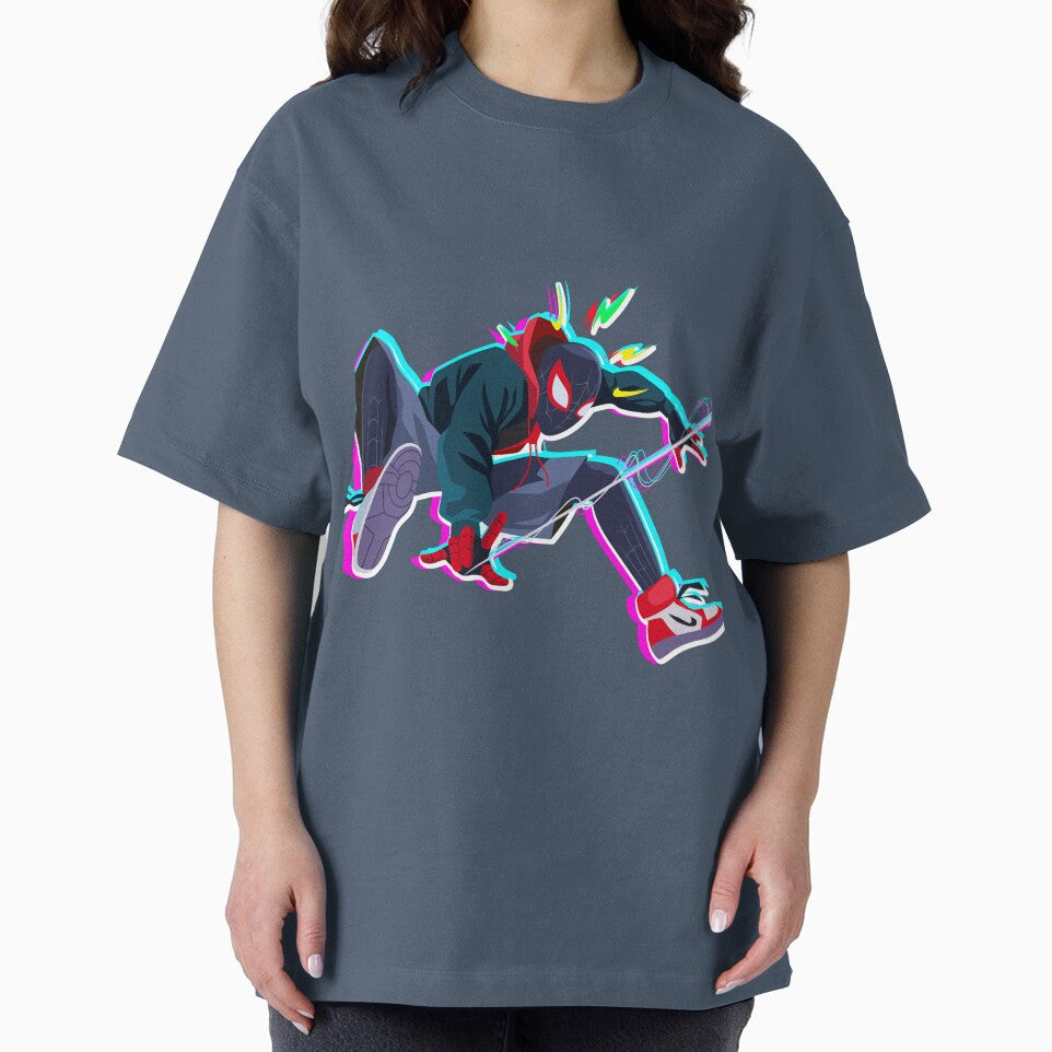 Copy of Web Hero Comic Strip Design | Modern Superhero Banner Art | Bold Red Blue Cartoon Action Panels Everyday Graphic Tee