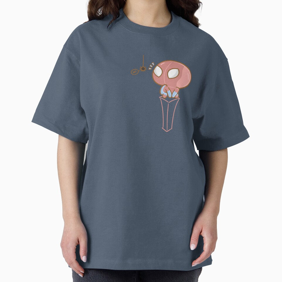 Cute Spidey Fanart Avengers Design Sticker Everyday Graphic Tee