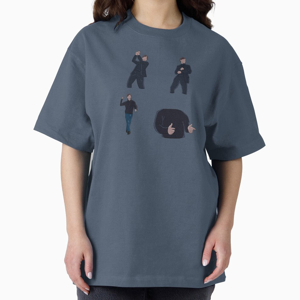 Bully Maguire Dancing Casual Print T-Shirt
