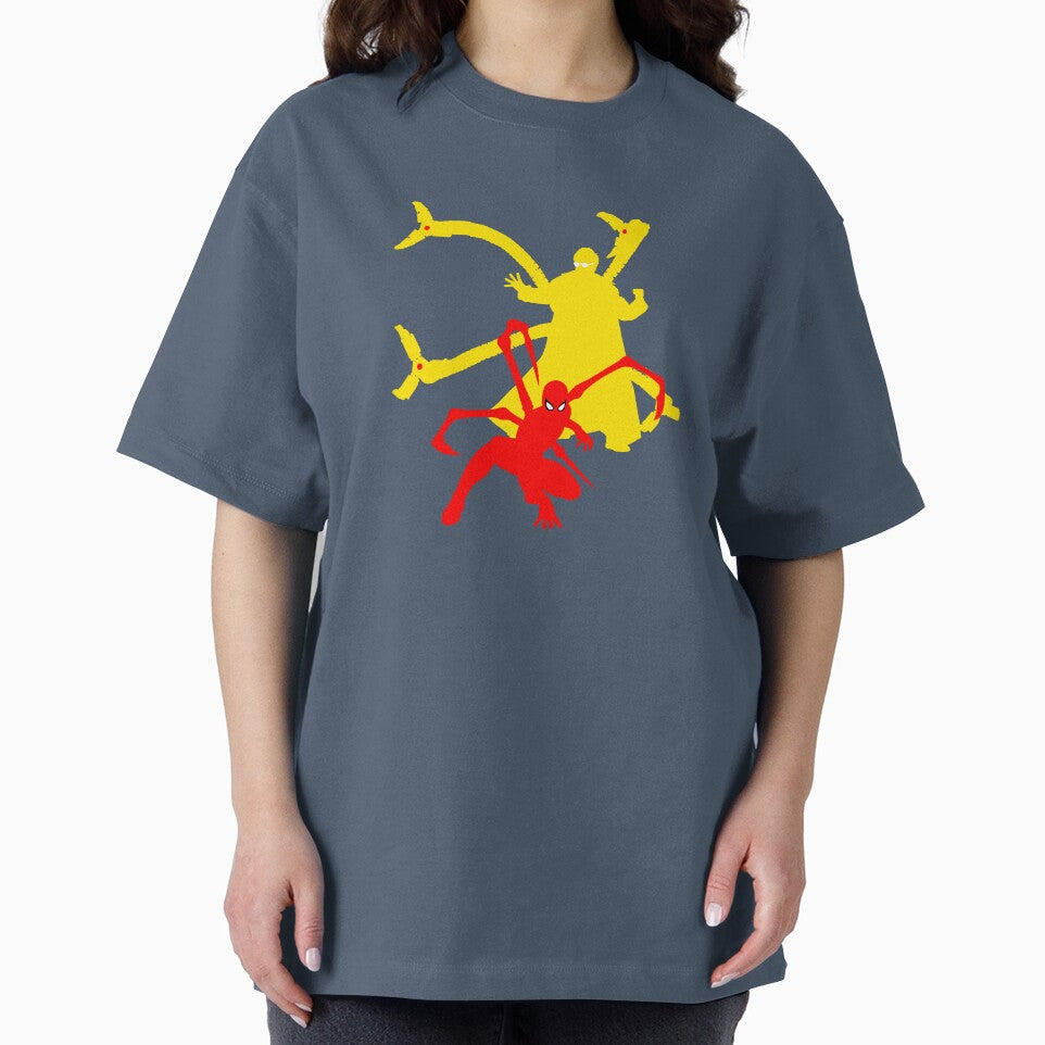 Doc Octopus and Iron Spider Casual Print T-Shirt