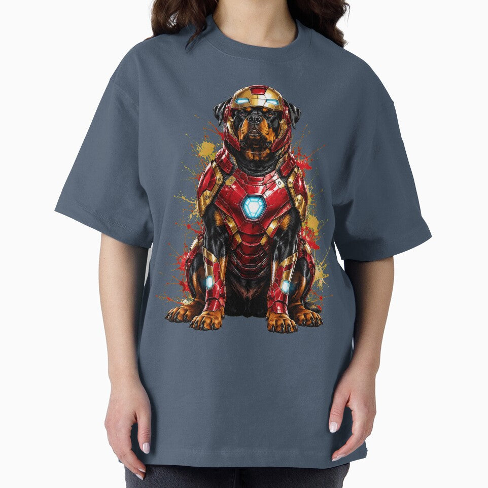 Dog Iron Casual Print T-Shirt