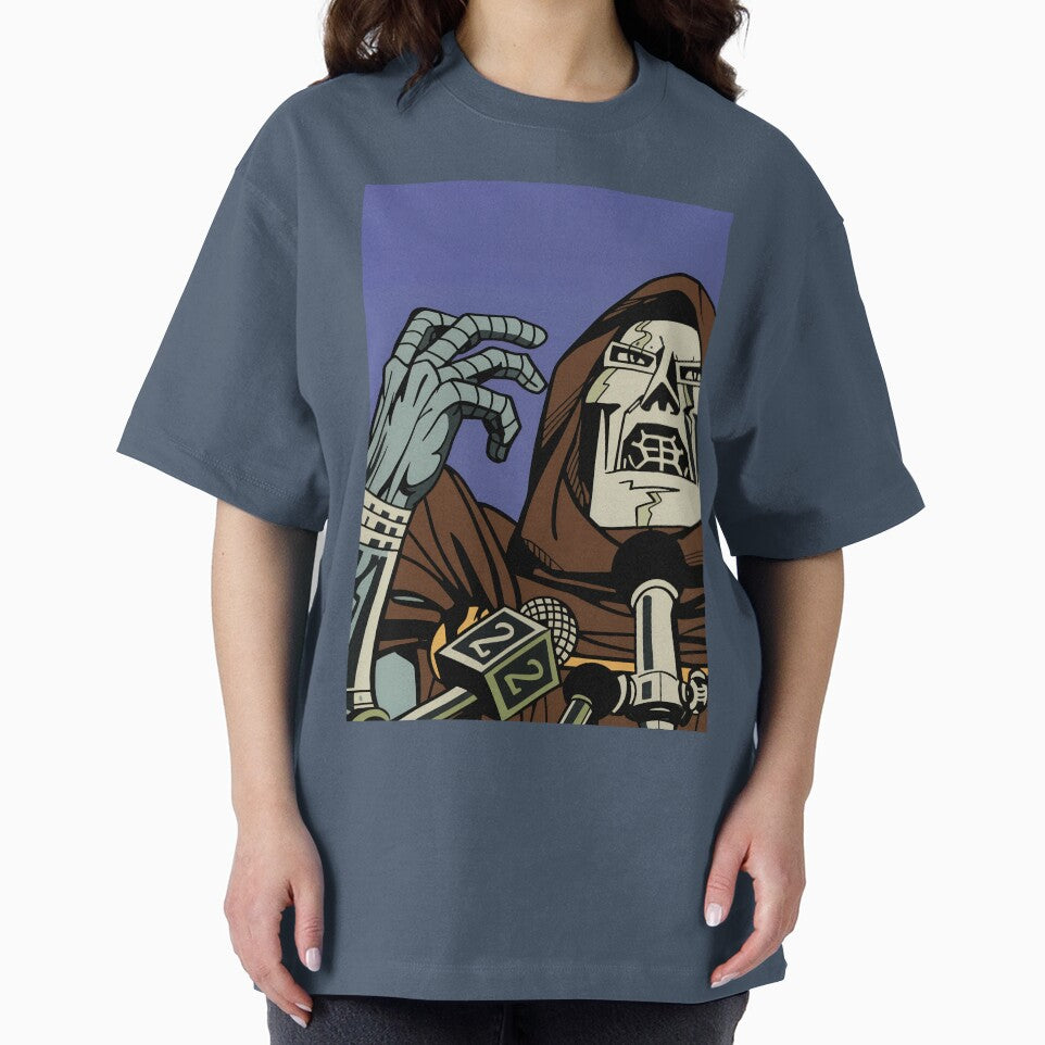 DOOM! Comic Book Supervillain Pop Art Classic Graphic Shirt