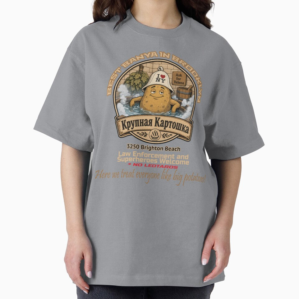 Big Potatoes Banya Retro Style Tee