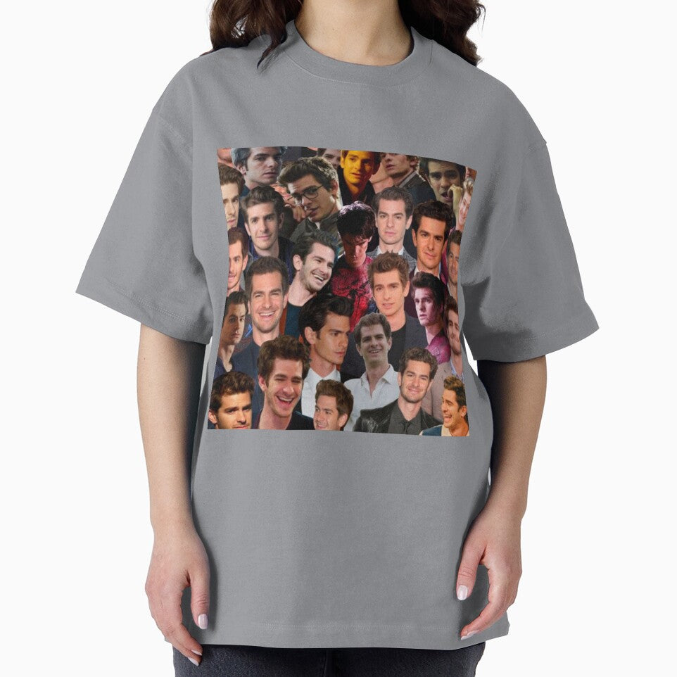andrew garfield collage Casual Print T-Shirt