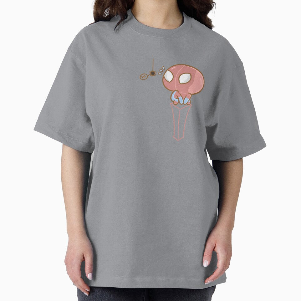 Cute Spidey Fanart Avengers Design Sticker Everyday Graphic Tee