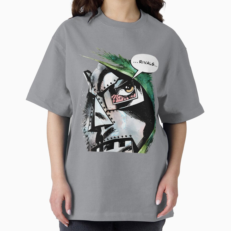 Dr Doom Marvel Villain Graphic Illustration | ????? Casual Print T-Shirt
