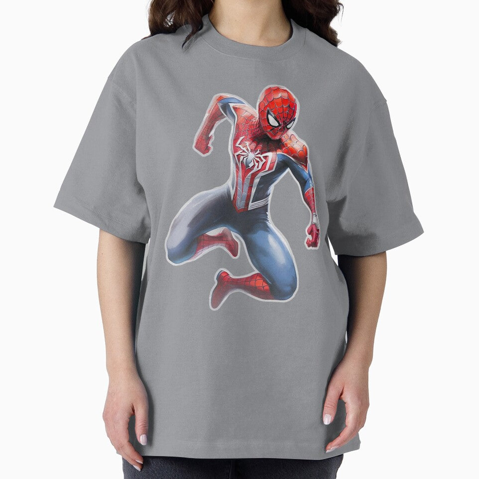 Copy of Spidey Jump Yellow Background Vintage-Inspired T-Shirt