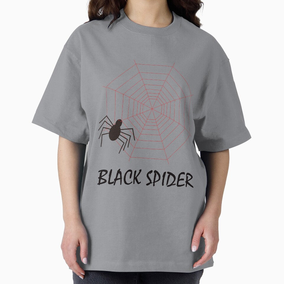 Black Spider Graphic T-Shirt