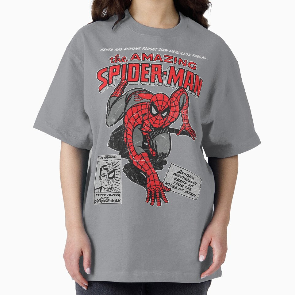 Amazing Web Hero Vintage Comic Style Action Superhero Retro Classic T Shirt Retro Style Tee
