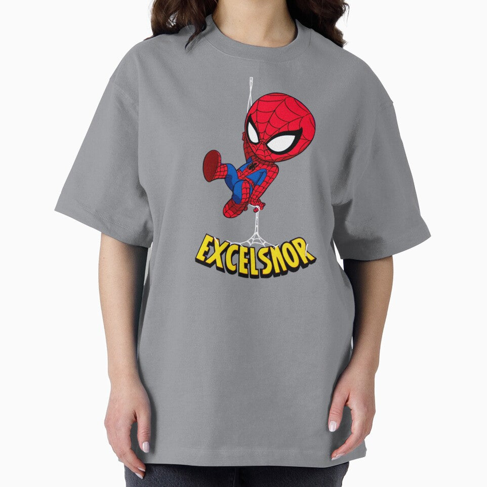 Chibi Spiderman Casual Print T-Shirt