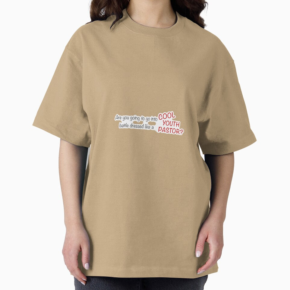 Are you going to go into battle dressed like a cool you pastor? Casual Print T-Shirt