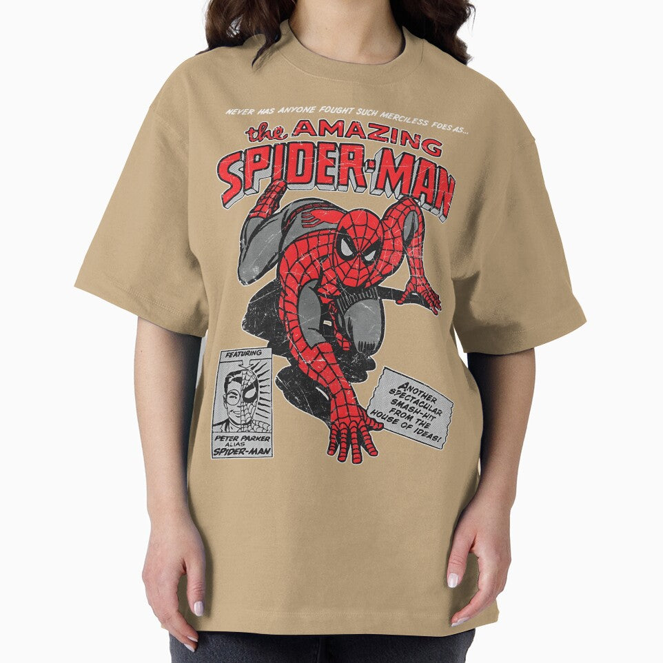 Amazing Web Hero Vintage Comic Style Action Superhero Retro Classic T Shirt Retro Style Tee