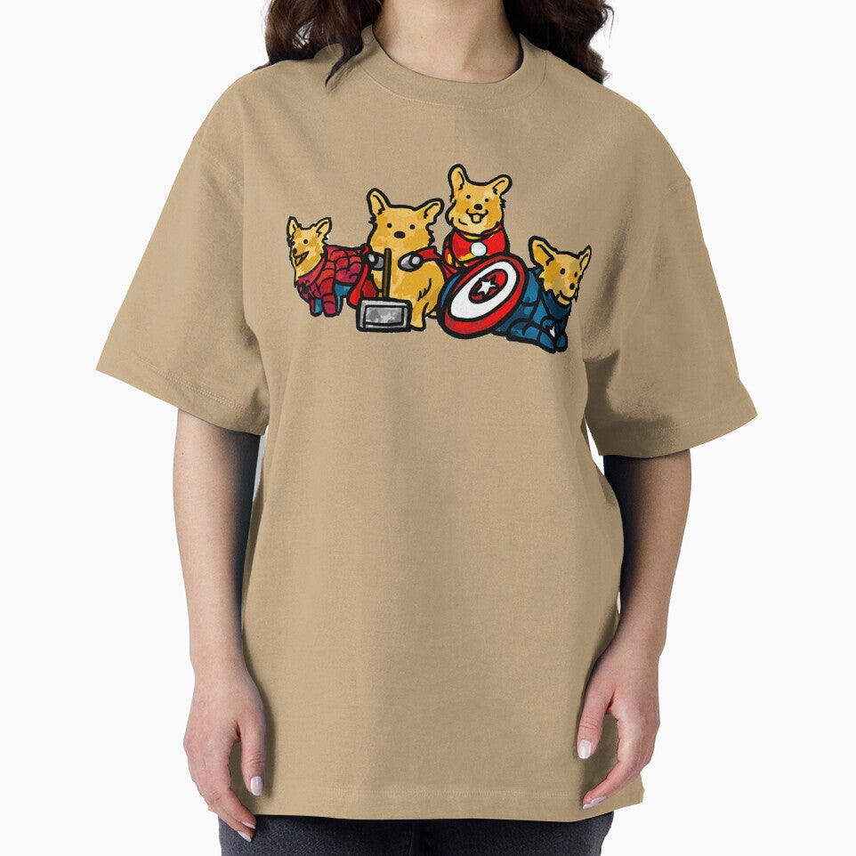 Corgs Assemble Graphic T-Shirt
