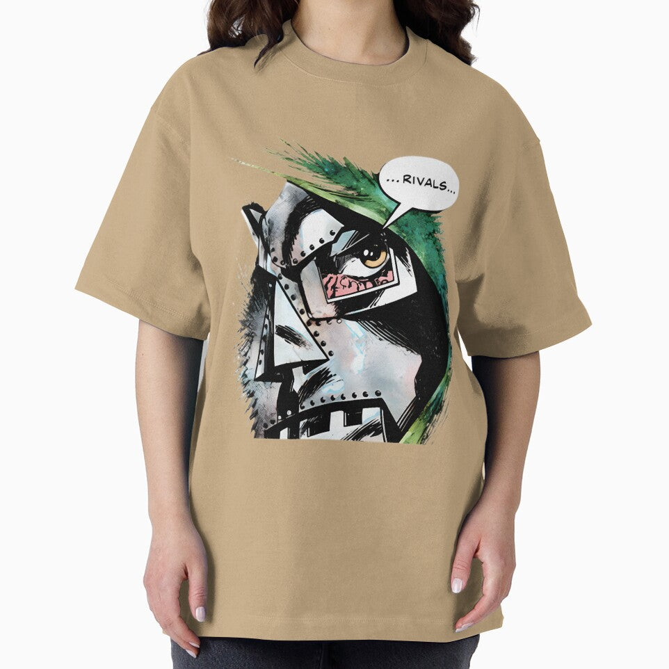 Dr Doom Marvel Villain Graphic Illustration | ????? Casual Print T-Shirt