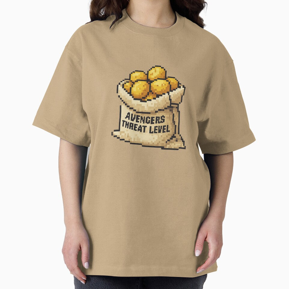 Avengers Threat Level Casual Print T-Shirt
