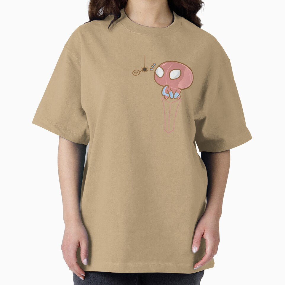 Cute Spidey Fanart Avengers Design Sticker Everyday Graphic Tee