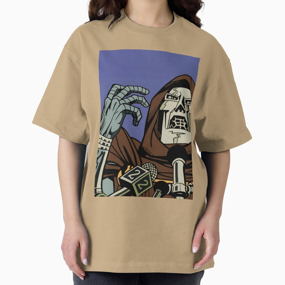 DOOM! Comic Book Supervillain Pop Art Classic Graphic Shirt