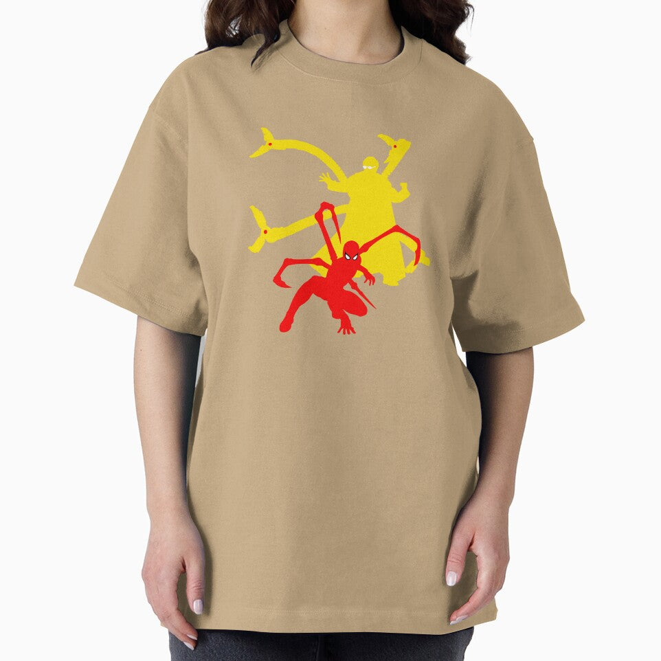 Doc Octopus and Iron Spider Casual Print T-Shirt