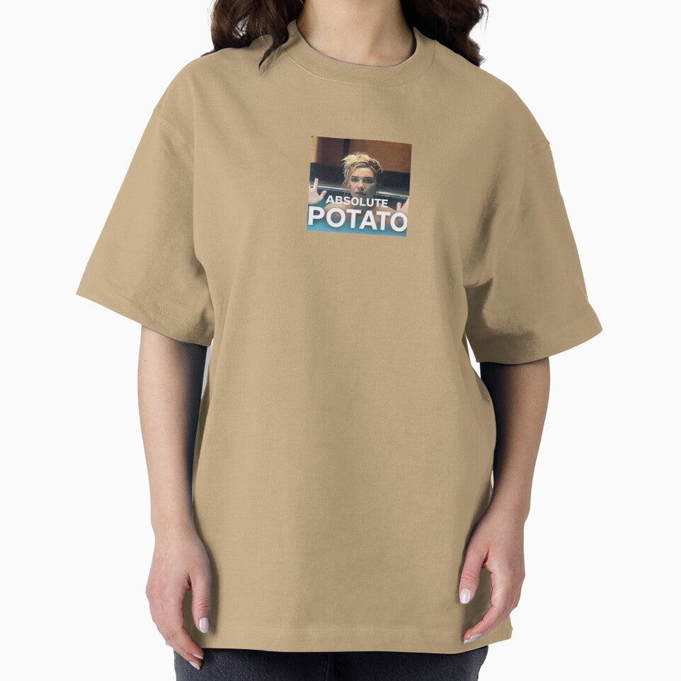 absolute potato yelena sticker Casual Print T-Shirt