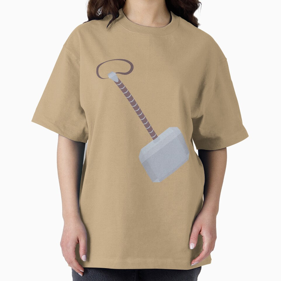 Copy of Thunder God Warrior Cartoon Character | Mythology Inspired Hero Fan Art | Thor Vintage-Inspired T-Shirt