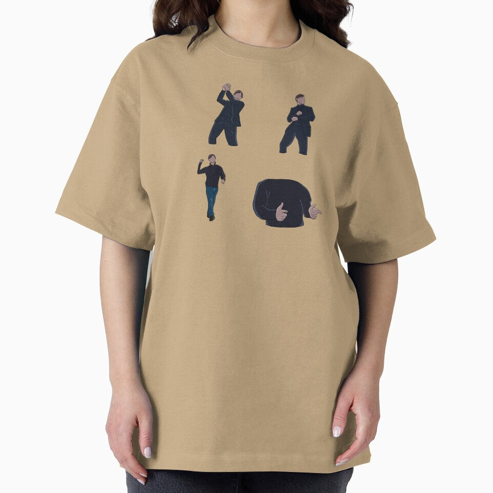 Bully Maguire Dancing Casual Print T-Shirt