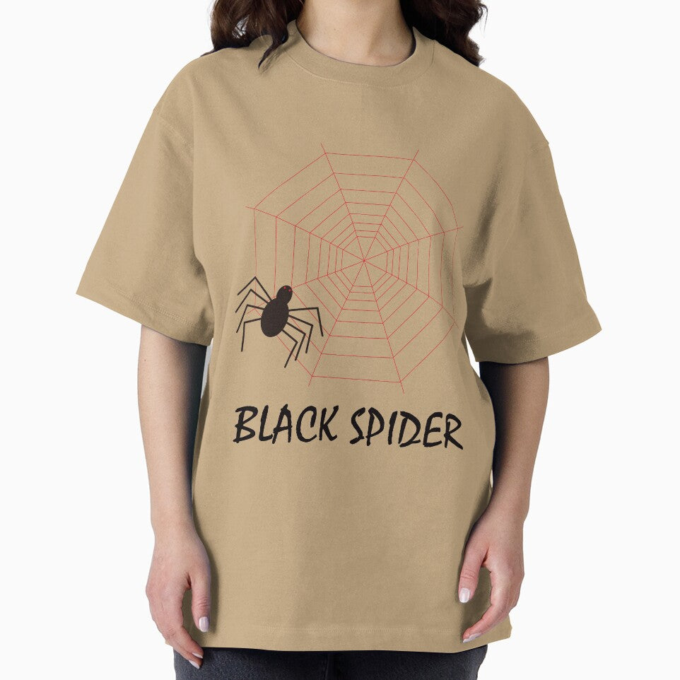 Black Spider Graphic T-Shirt