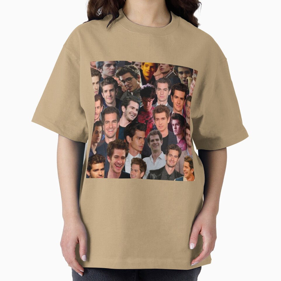 andrew garfield collage Casual Print T-Shirt