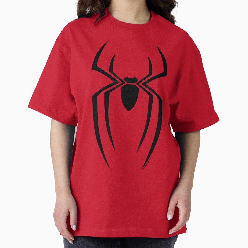 Black Spider Symbol Retro Style Tee