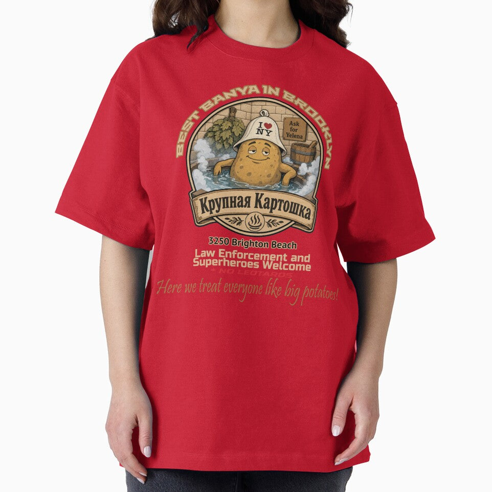 Big Potatoes Banya Retro Style Tee