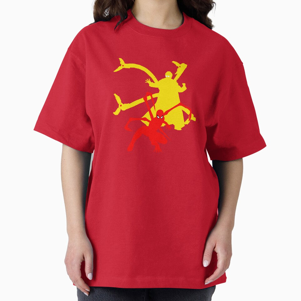 Doc Octopus and Iron Spider Casual Print T-Shirt