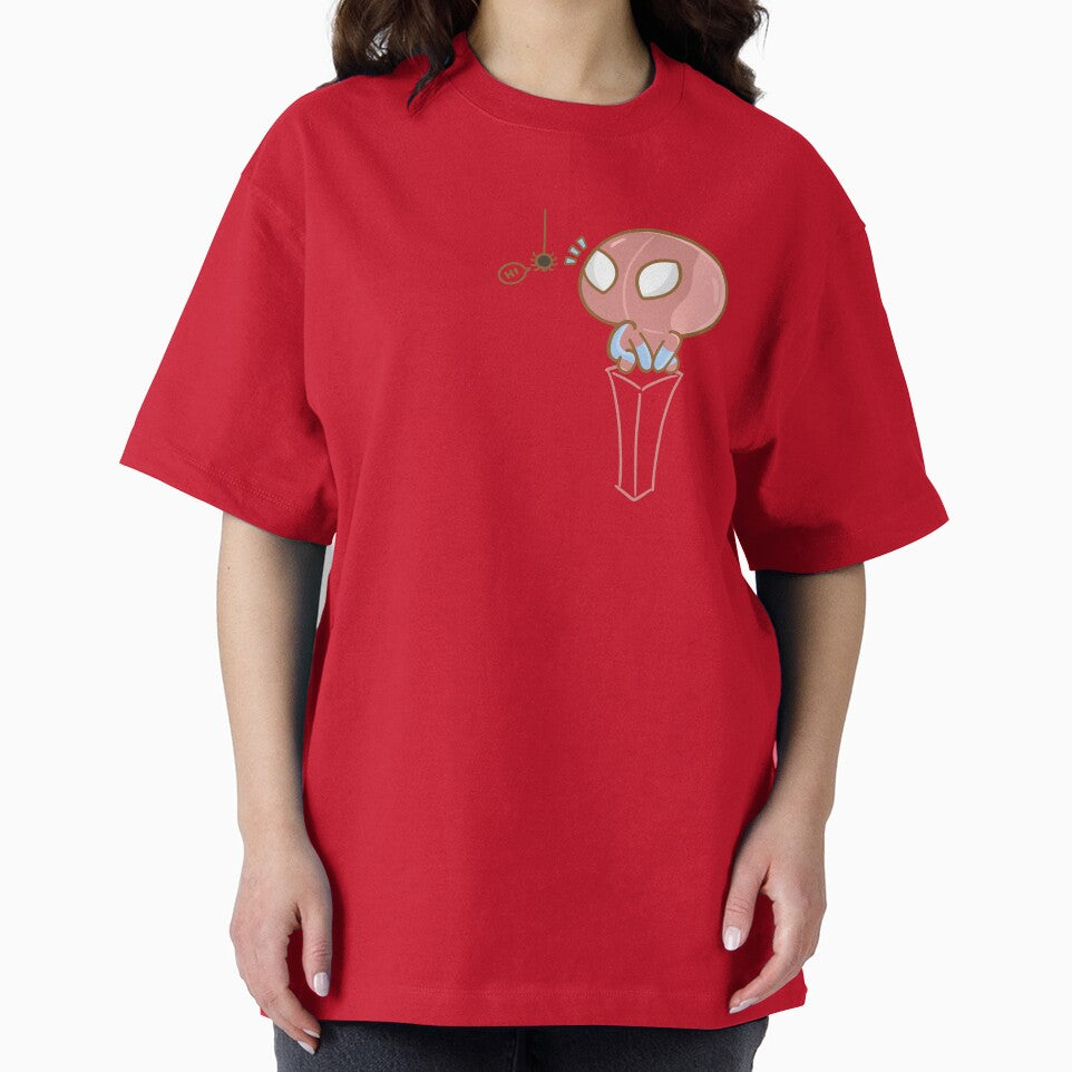Cute Spidey Fanart Avengers Design Sticker Everyday Graphic Tee